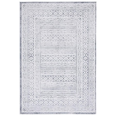 Safavieh 7 x 7 ft. Toscana Square Power Loomed Rug Grey & Ivory TOS658F-7SQ